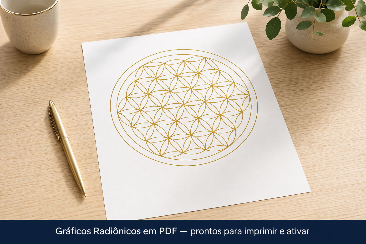 Gráficos Radiônicos em PDF, 4 arquivos prontos para imprimir